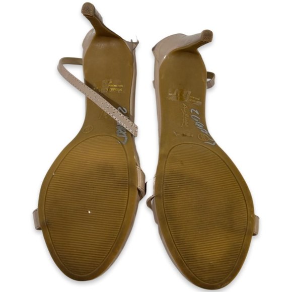 Anne Michelle Women's Nude High Heel Ankle Strap Open Toe Size 10 - Picture 11 of 13